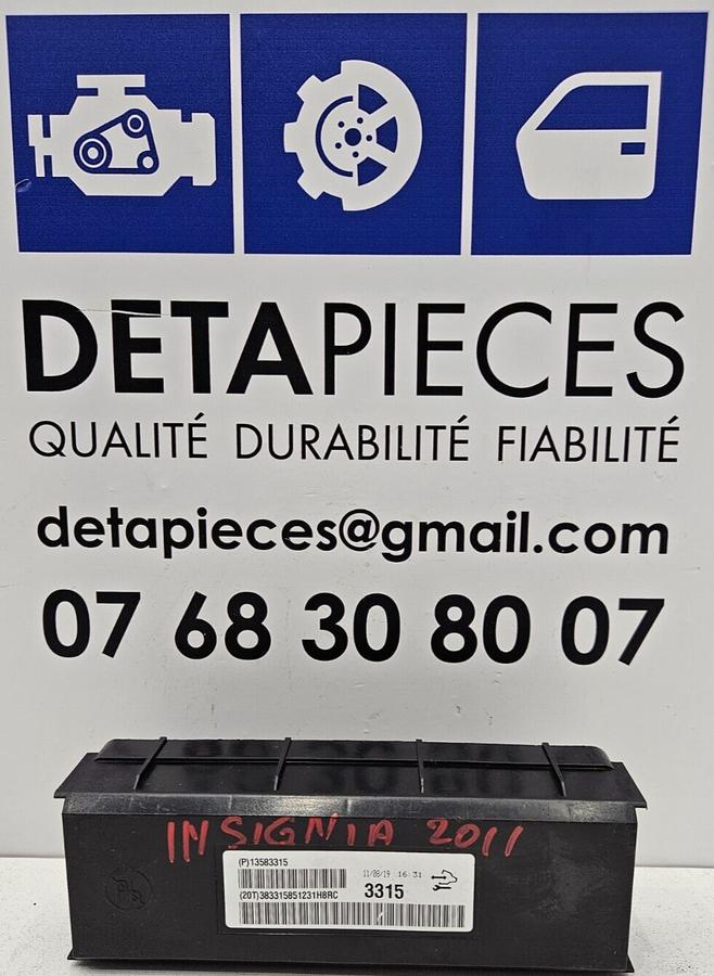 ✅ BOITIER DE COMMANDE CLIMATISEUR OPEL INSIGNIA 2011 R: 13583315 L: 80762073