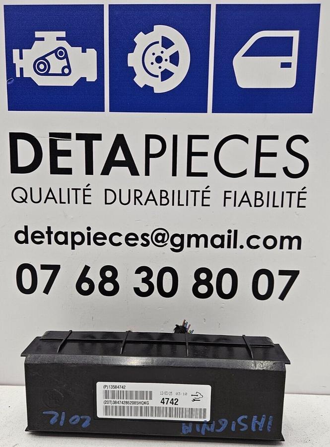 ✅Unité de contrôle climatisation chauffage OPEL INSIGNIA 2012 13584742  77027973