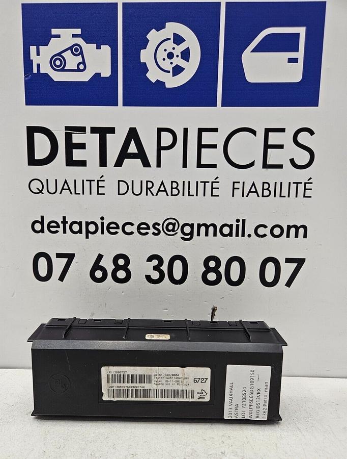 ✅BOITIER DE COMMANDE CLIMATISEUR OPEL ASTRA 2013 J PHASE 2 13586727 72108524