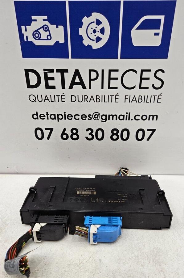 ✅MODULE DE COMMANDE CARROSSERIE BMW 120D ES 2008 E82 R: 9177978-01 L: 54861554