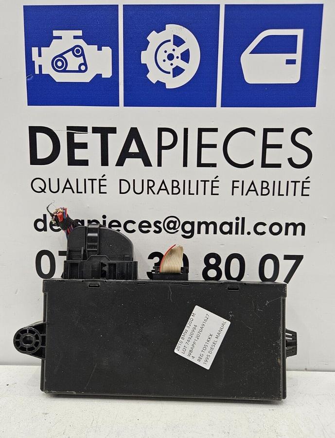 ✅ORDINATEUR GESTION CONFORT BMW 320D M 2010 E90 5WK49515EBR 9237047 74920994