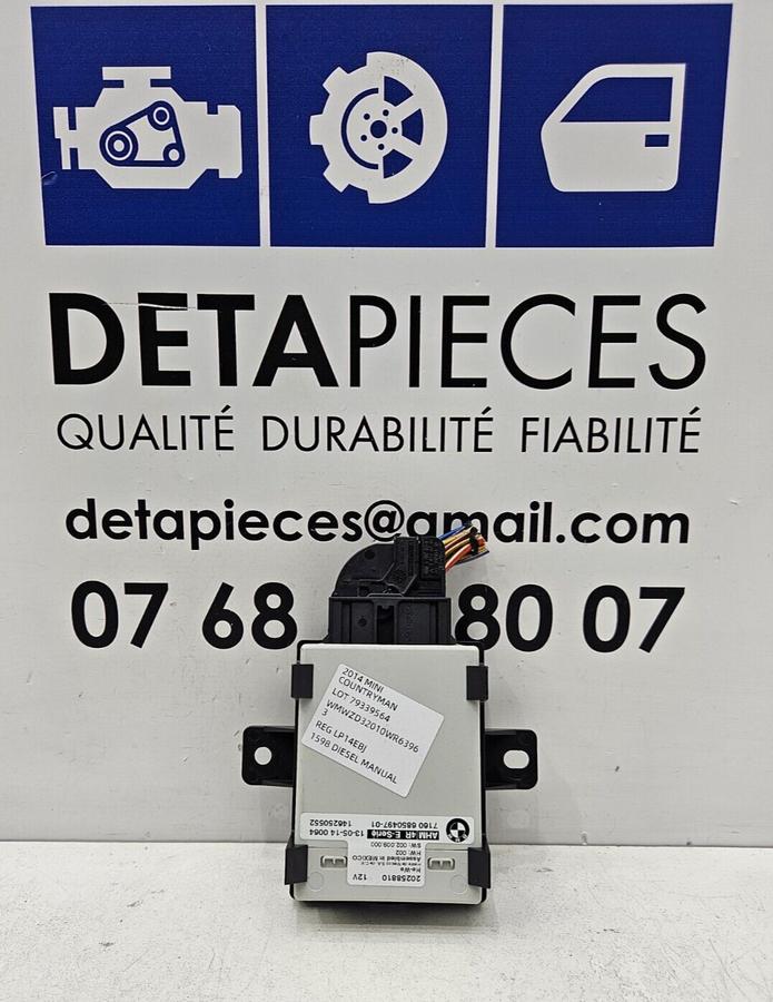 ✅Boitier d'accrochage MINI COUNTRYMAN 2014 R60 20258810 71606850497 79339564