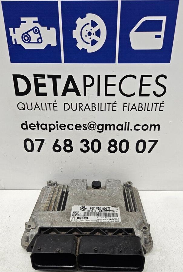 ✅ECU CALCULATEUR MOTEUR VOLKSWAGEN GOLF 2010 VI  03C906016 0261S04391 80737744