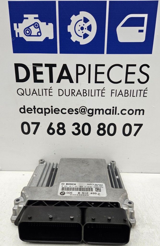 ✅ECU CALCULATEUR MOTEUR BMW 118D 2010 E82 R: 0281017551 L: 82066574