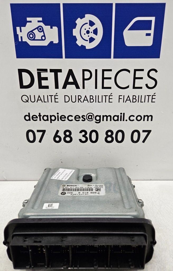 ✅ECU CALCULATEUR MOTEUR BMW 320D M 2010 E90 R: 0281017024 8510829 L: 74920994
