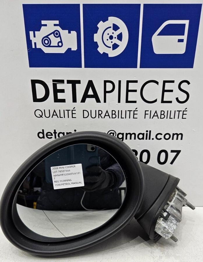 ✅Retroviseur exterieur GAUCHE MINI COOPER 2008 R56 51162755637 78507344
