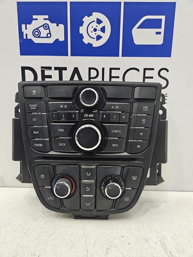 ✅PANNEAU DE COMMANDE CHAUFFAGE OPEL ASTRA 2011 J 13346050 28273787 78419754