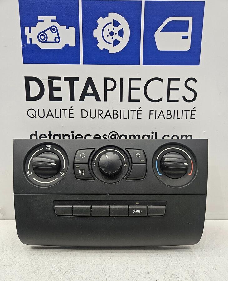 ✅PANNEAU DE COMMANDE CHAUFFAGE BMW 120D ES 2008 E82 9168116 64119168116 54861554