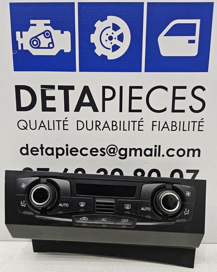 ✅Panneau de commande chauffage AUDI A5 S LINE 2009 8T3 coupe 8T2820043S 81401924