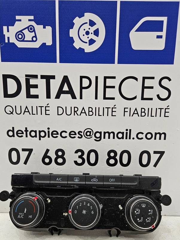 ✅PANNEAU DE COMMANDE CHAUFFAGE VOLKSWAGEN GOLF 2013 VII 5G0907426J 76435474