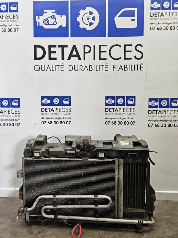 ✅ RADIATEUR MOTOVENTILATEUR CITROEN C5 III 2016 69551584 9687359980 9804778380