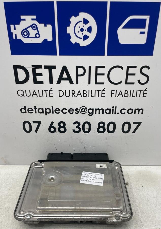 ✅ECU CALCULATEUR MOTEUR SKODA SUPERB 2013 II 2.0 D 03L906018JB 86569164