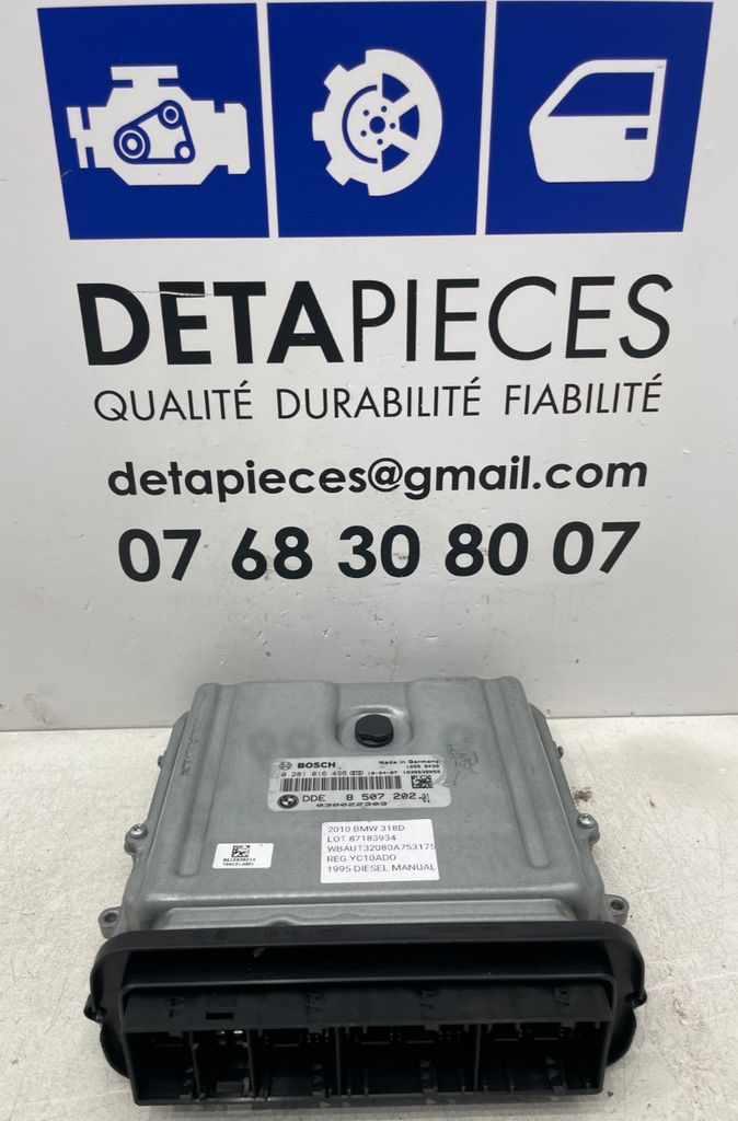 ✅ECU CALCULATEUR MOTEUR BMW 318D E91 2010 2.0 D 8507202  0281016496 87183934
