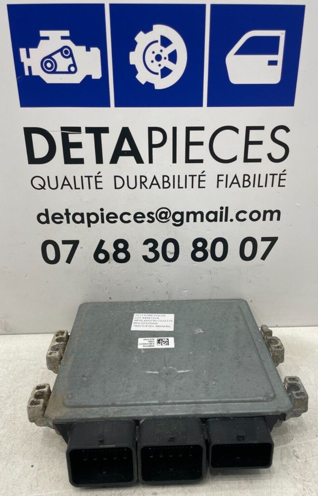 ✅ECU CALCULATEUR MOTEUR FORD FOCUS  2012 1.6 D BV61-12A650 BV6112A650 84987334