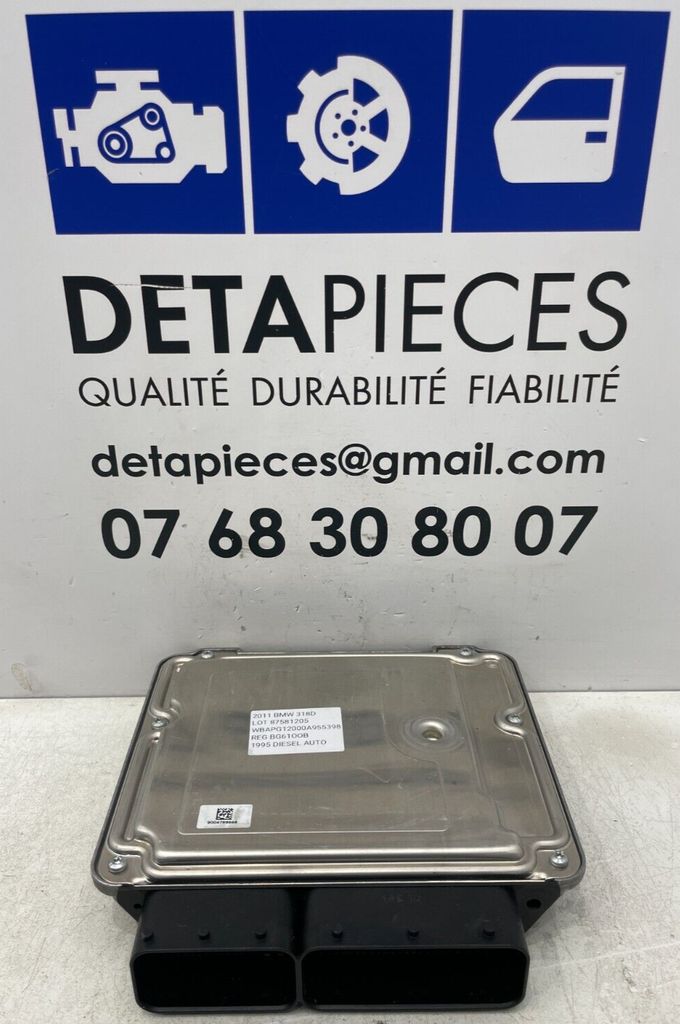 ✅ECU CALCULATEUR MOTEUR BMW 318D E90 2011 2.0 D 8512043 0281017517 87581205