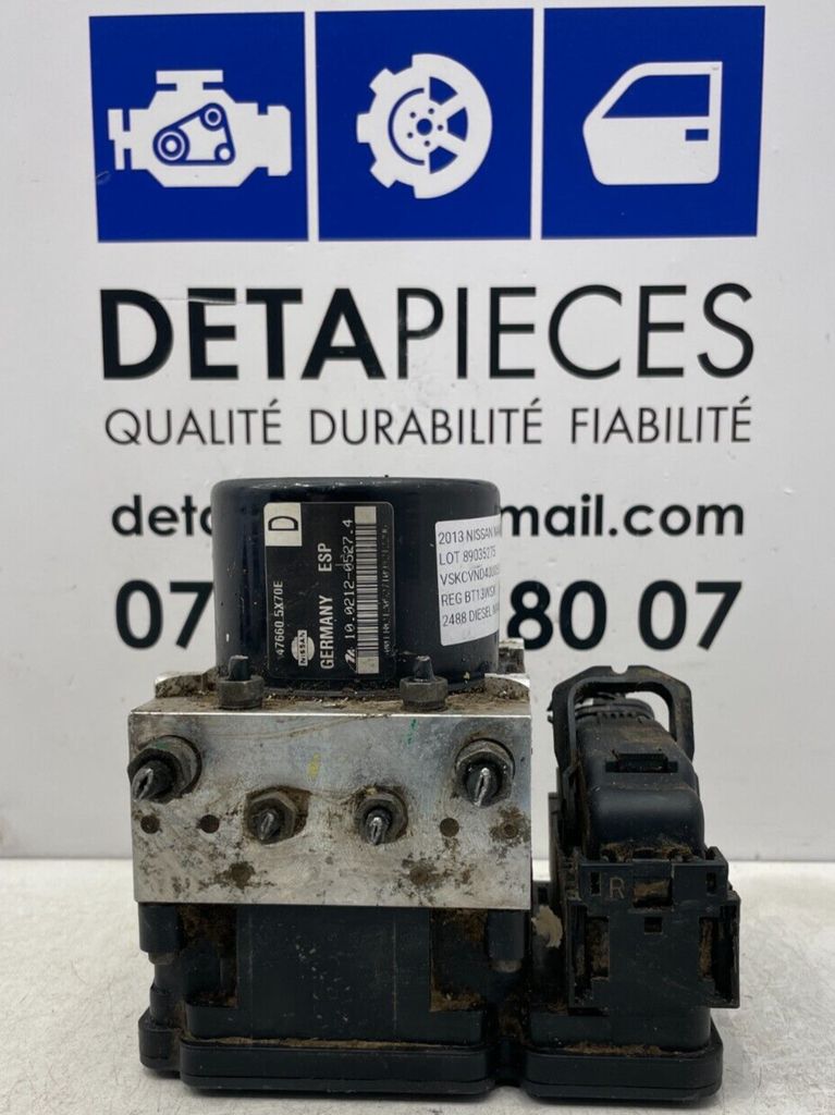 ✅BLOC / POMPE ABS NISSAN NAVARA 2013 2.5 D 144 CH 476605X70E 89035275