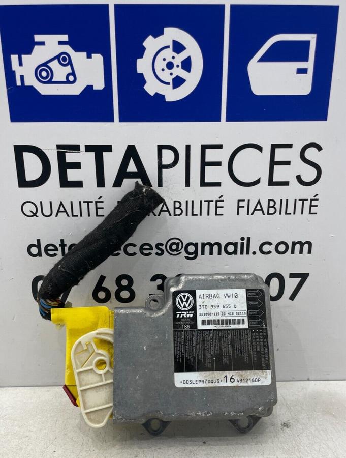 ✅Module De Contrôle D'Airbag SKODA SUPERB 2013 II 3T0959655D 221098119 86569164
