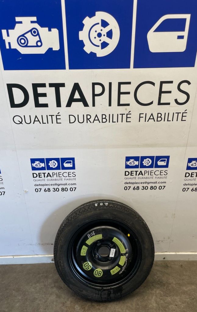 ✅Roue de secours PEUGEOT 208 2019 125/80R15 95M 4x108x65,1 9831526780 87220844