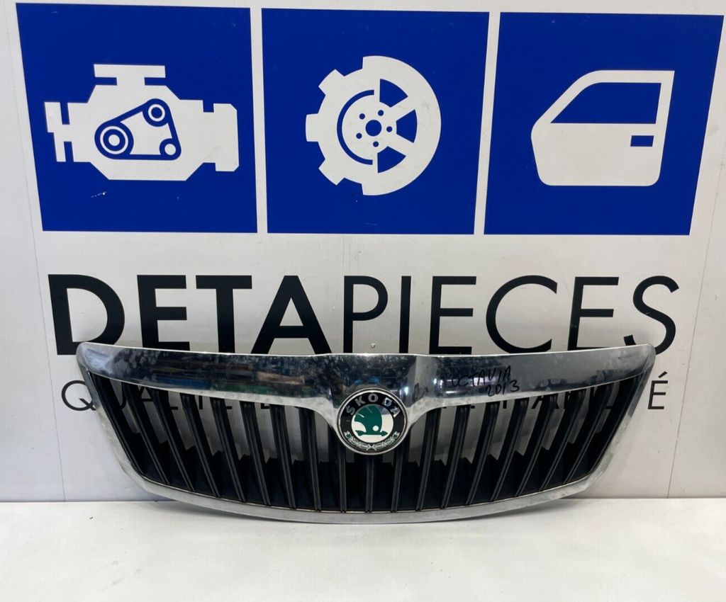 ✅Grille de calandre avant SKODA OCTAVIA 2013 II 1Z0853651C 1Z0853651 86234144