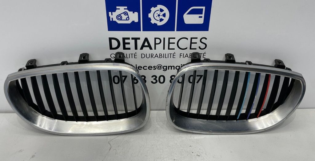 ✅Grilles de calandre avant BMW Série 5 E60 E61 M5 51137027061 51137027062