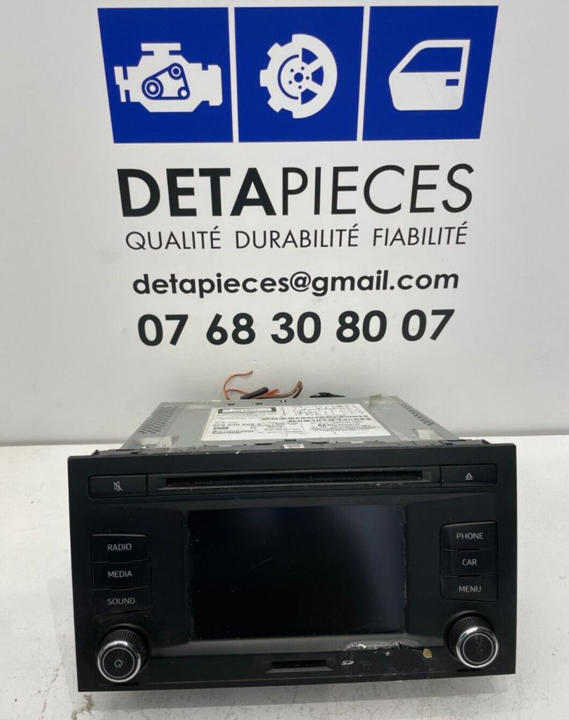 ✅SYSTÈME AUDIO / RADIOCD SEAT LEON 2014 5F0035869A 87993195