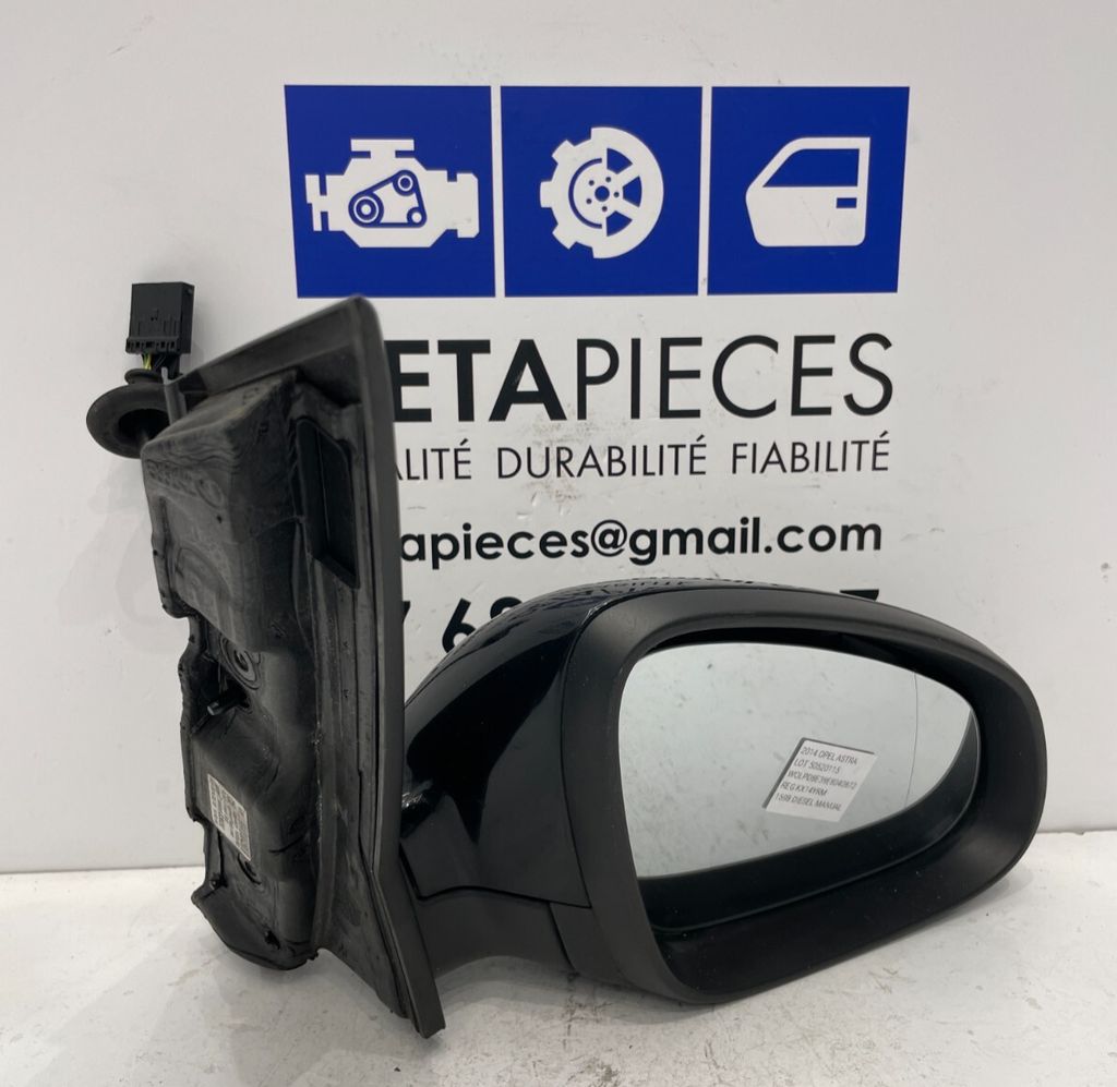 ✅Retroviseur exterieur DROIT OPEL ASTRA J 2014 13334633 13308362 50520115