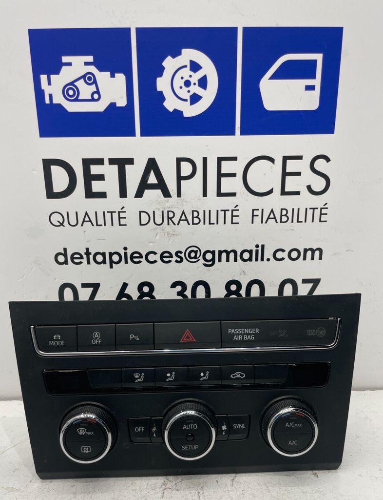 ✅PANNEAU DE COMMANDE CHAUFFAGE POUR SEAT LEON FR III 2015 5F0907044H 49937245