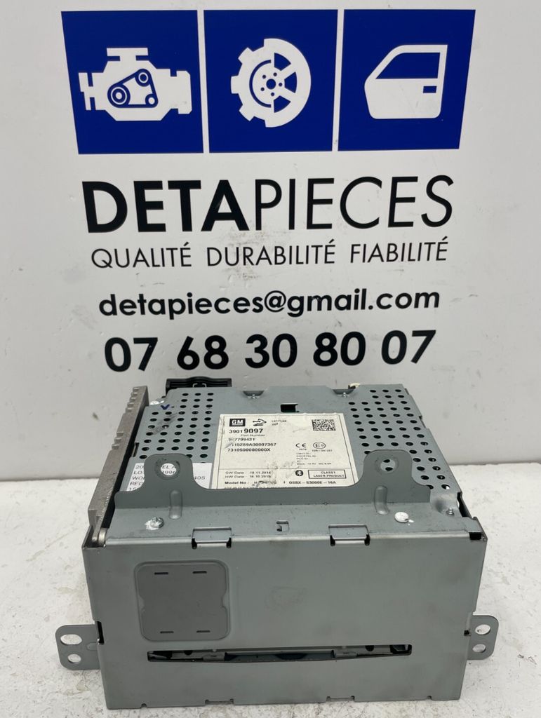 ✅Unité principale radio / CD / DVD / GPS OPEL ASTRA J 2016 39019097 47739965