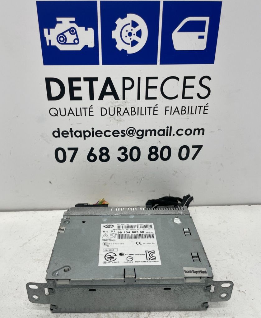 ✅Radio / Lecteur CD / Lecteur DVD CITROEN C4 Grand Picasso 9810486380 88406095