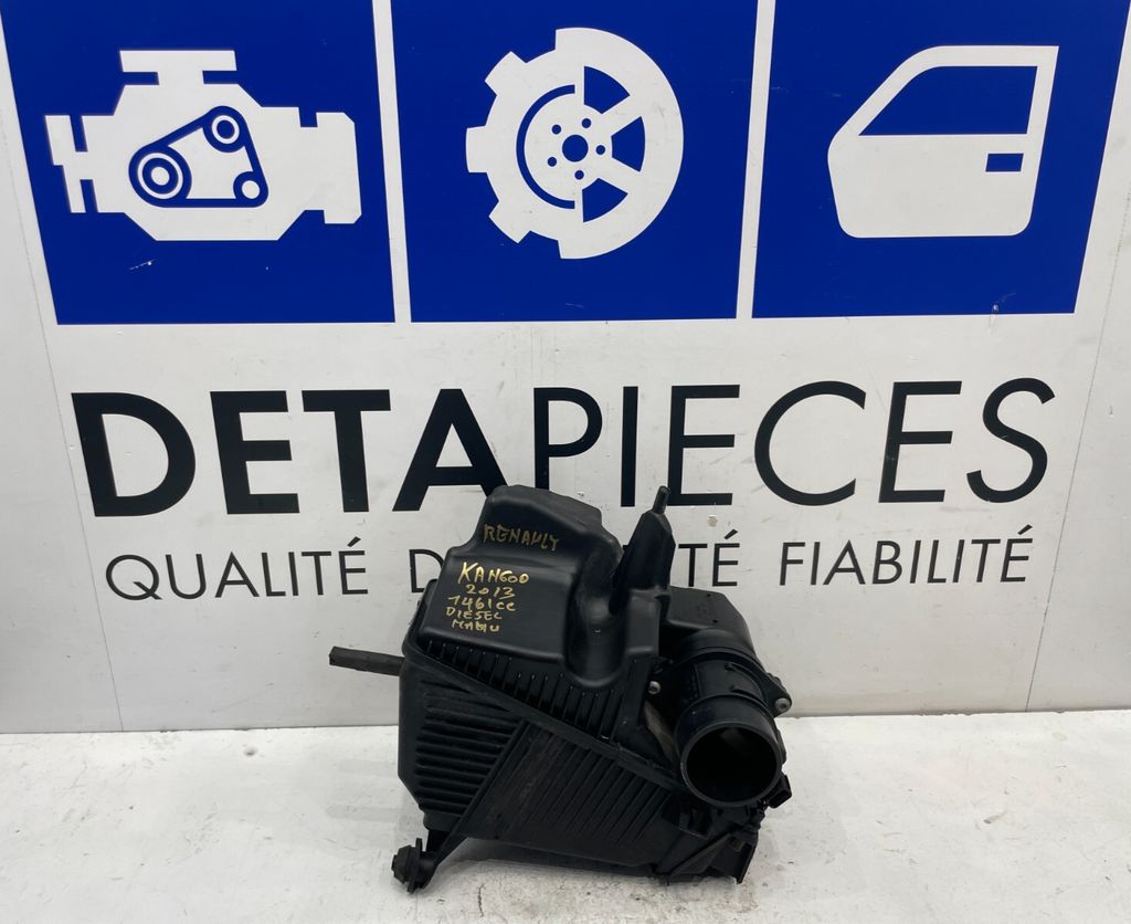✅BOÎTIER DE FILTRE A AIR + DÉBITMÈTRE RENAULT KANGOO 2013 1.5D 8200788196 141441