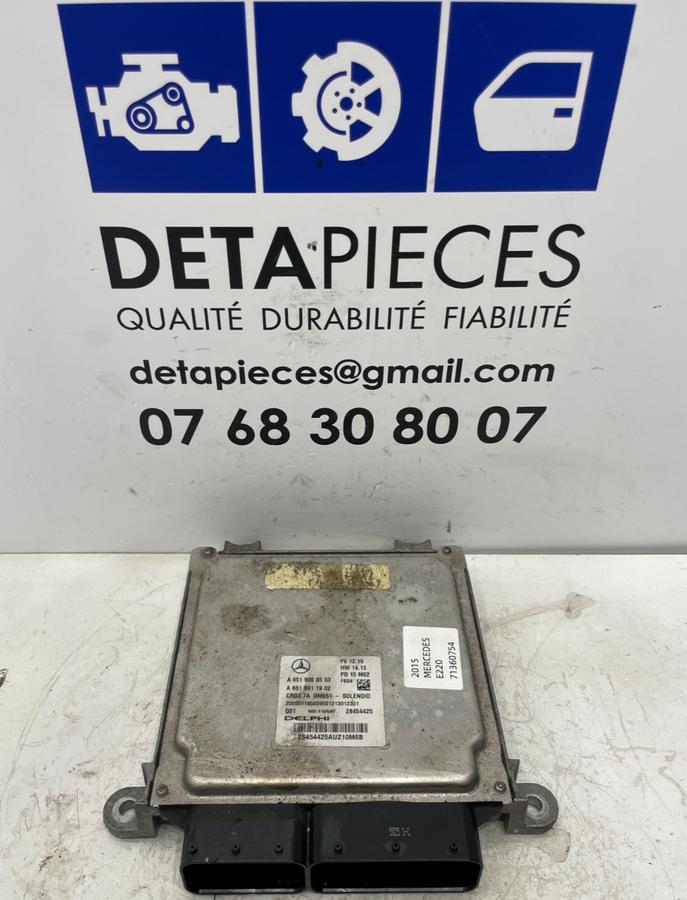 ✅ECU CALCULATEUR MOTEUR MERCEDES BENZ E220 C207 phase2 2.2D A6519011902 71360754