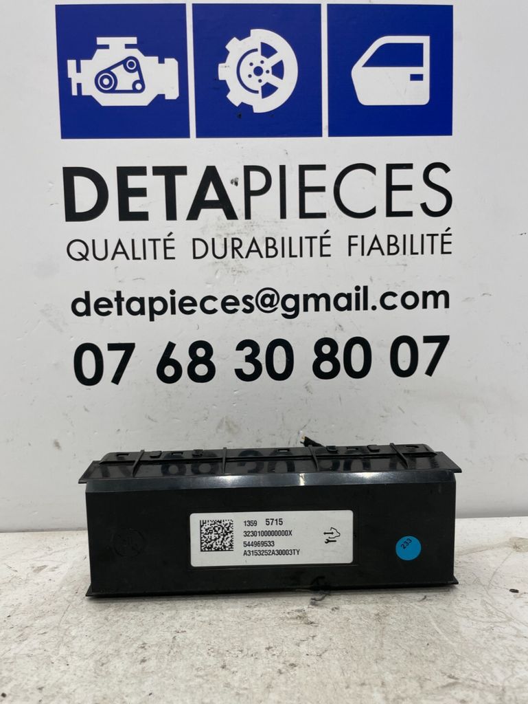 ✅BOITIER DE COMMANDE CLIMATISEUR OPEL INSIGNIA 2016 13595715 47914035