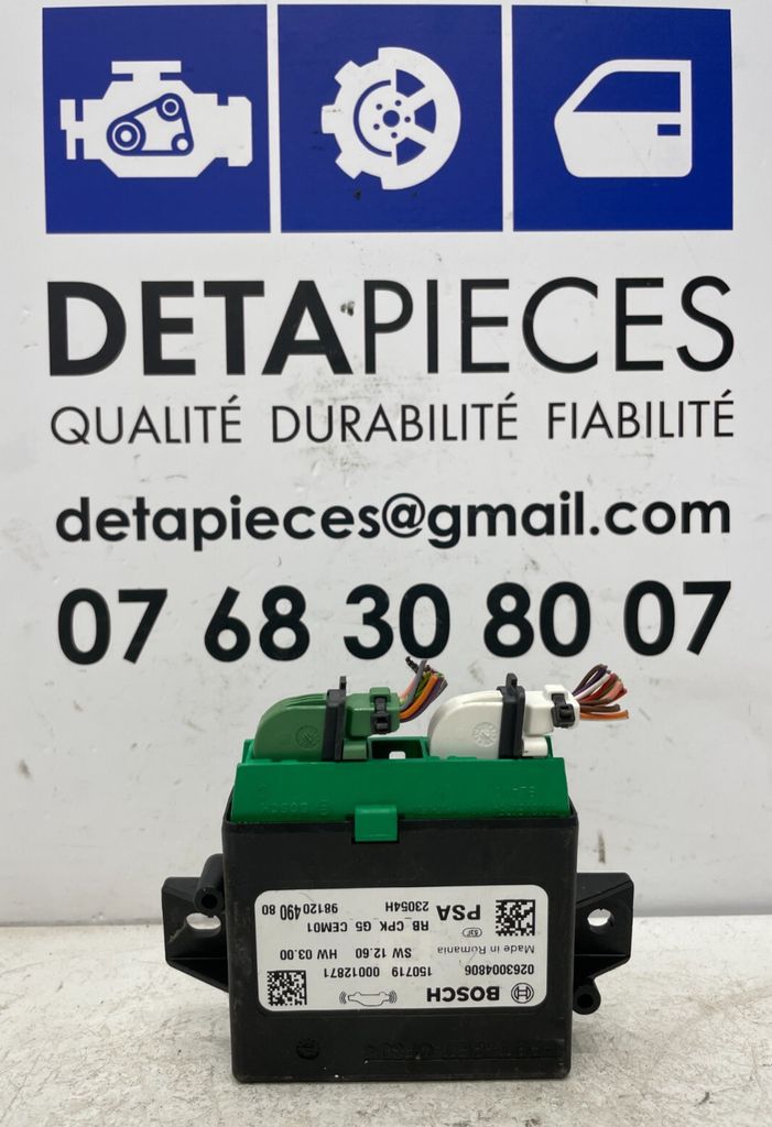 ✅BOITIER GESTION AIDE STATIONNEMENT CITROEN C4 Grand 2015 9812049080 88406095