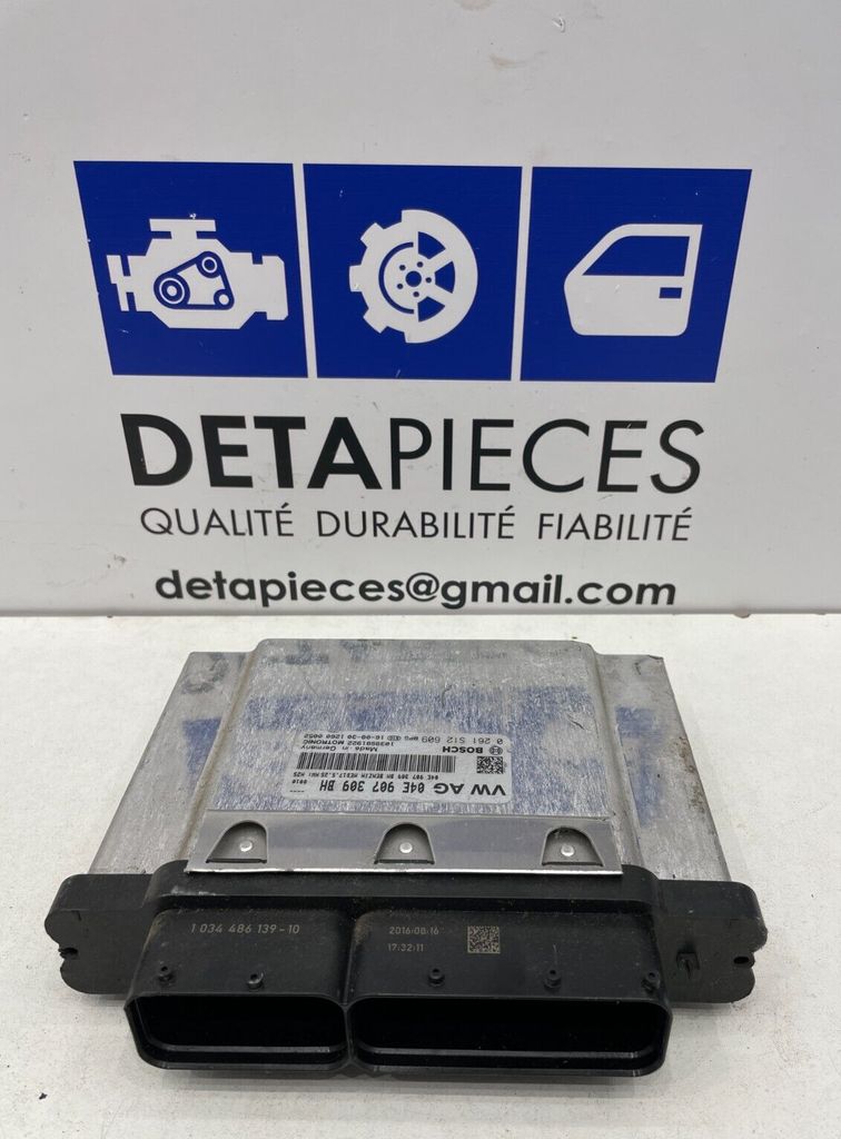✅ECU CALCULATEUR MOTEUR CZCA VOLKSWAGEN GOLF VII 2016  55441374  04E907309BH
