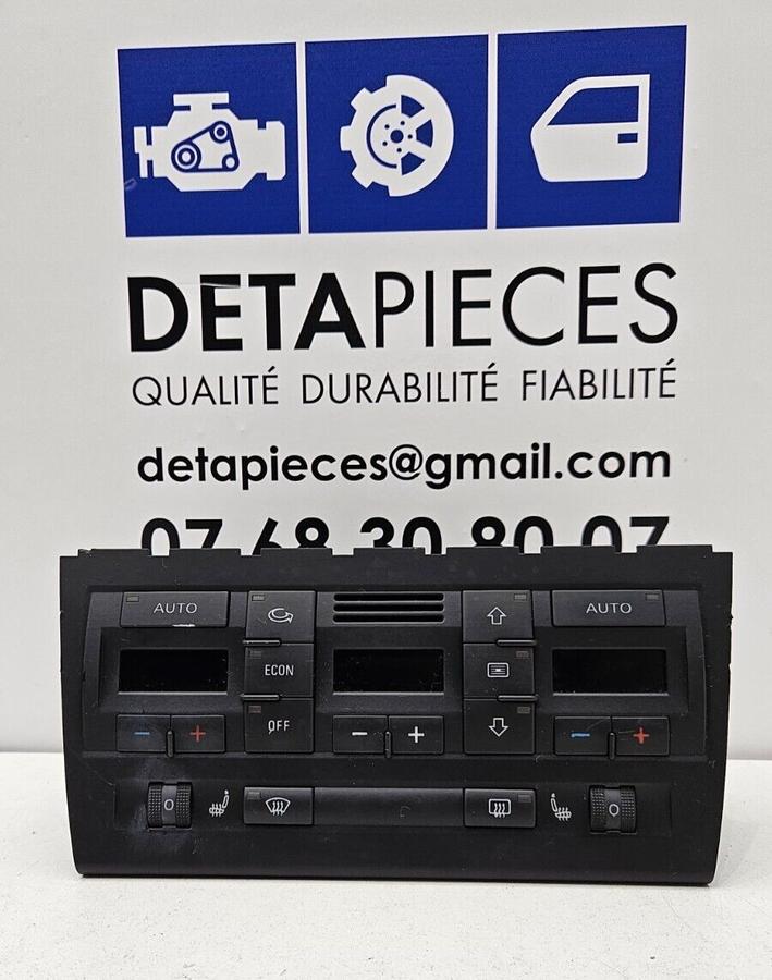 ✅COMMANDE CHAUFFAGE/CLIMATISATION AUDI A4 S LINE 2008 R: 8E0820043BM L: 62201754