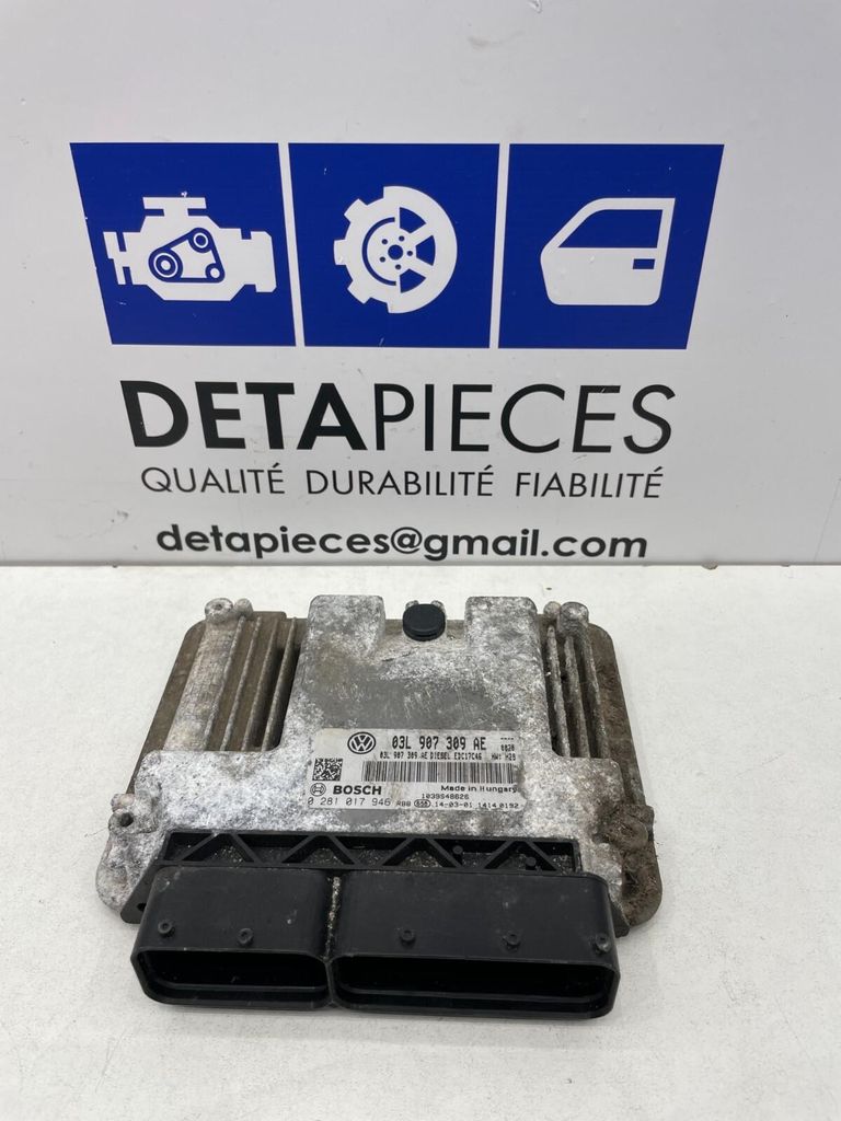 ✅ECU CALCULATEUR MOTEUR CFFB VOLKSWAGEN PASSAT 2014  55432364  03L907309AE