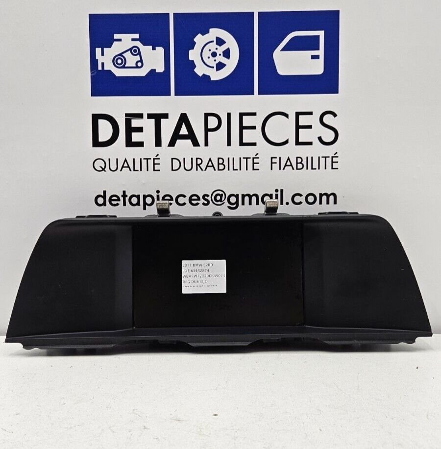 ✅ECRAN MULTIFONCTION POUR BMW 520D 2011 F10   924182501X  63452874