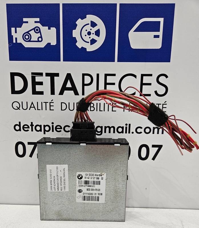 ✅Calculateur ECU BMW 320D 2008  E92  R: 8ES00947920  L: 62409434