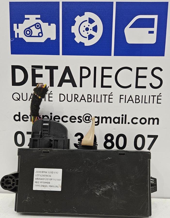 ✅MODULE CONFORT BMW 320D 2008  E92 R: 61359147220 L: 62409434