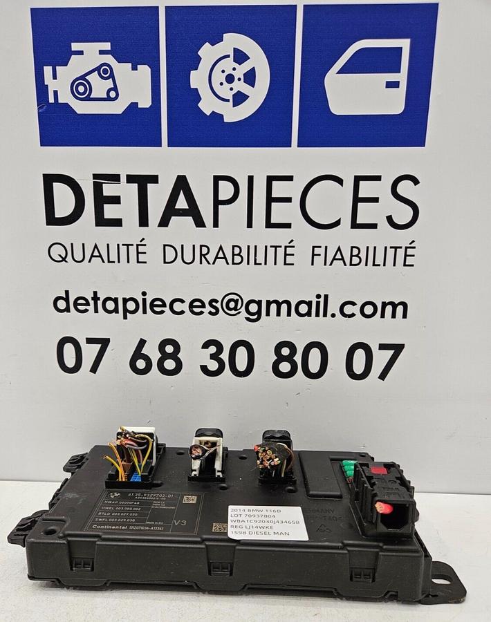 ✅Relais/Boîte à fusibles BMW 116D 2014 F20 R: 61359329702 L: 70937804