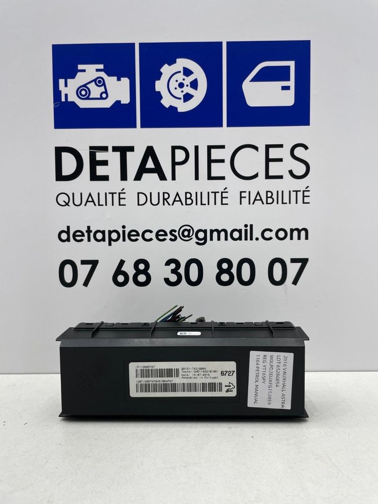 ✅Autres unités de commande / modules  OPEL ASTRA GTC 2016 90151743  65286854