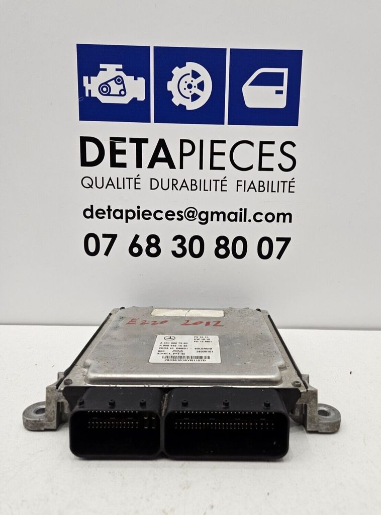 ✅ECU CALCULATEUR MOTEUR MERCEDES BENZ E220 2012 W212 2.2D A6519007500 63176454