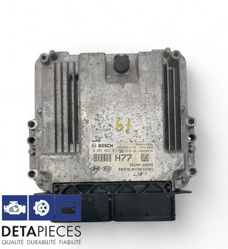 ✅Ecu calculateur moteur HYUNDAI I40 2016 1.7D 39140-2A545 0281032311 60394565