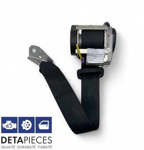 ✅Ceinture de securité arriere droite VOLKSWAGEN GOLF V 2007 1K6857806 Y00000004