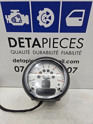 ✅COMPTE-TOURS MINI COOPER  2012 R55 R: 926058601 L: 73124114