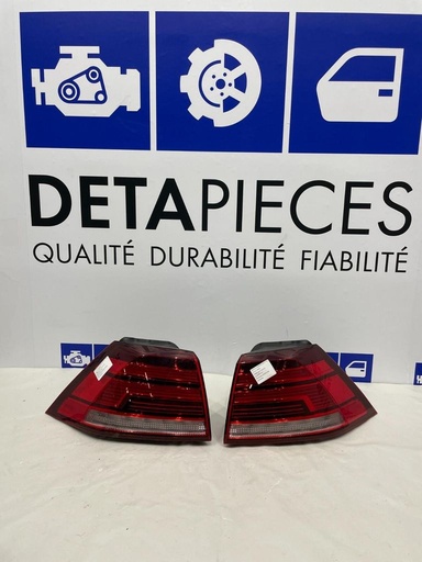 ✅VOLKSWAGEN GOLF "19 2 FEUX PHARES ARRIERE DROITE+GAUCHE 5G0945095Q 5G0945096Q