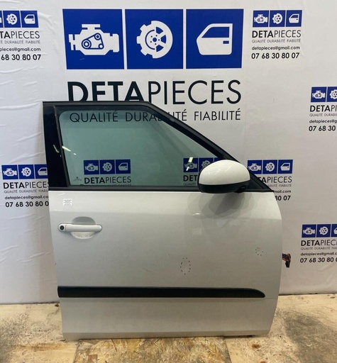 ✅PORTE AVANT DROIT SKODA FABIA 2013 (SANS RÉTRO) 5J6831056 47273374
