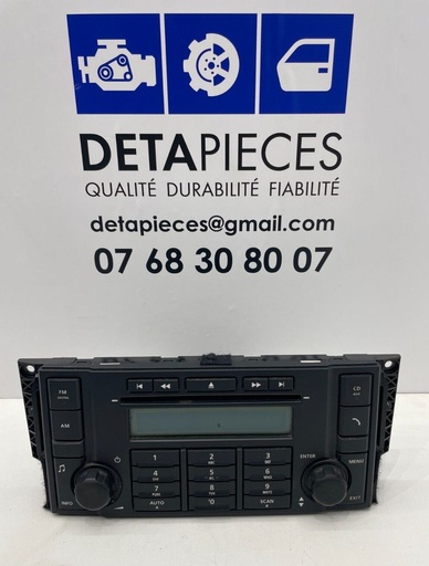✅ RADIO CD unité de tête radio stéréo LAND ROVER FREELANDER 76416373 6H5218845AC