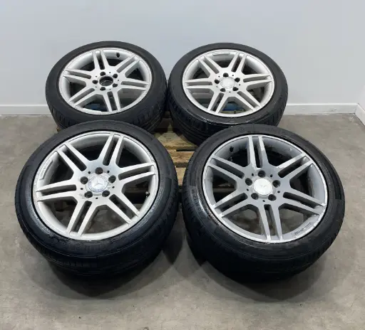 ✅4 JANTES MERCEDES C200 225/45 R17 5X112 7.5J-8.5Jx17 ET47 A2044014502 560752