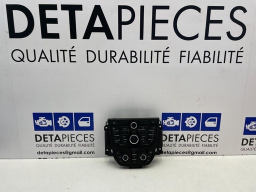 ✅SYSTÈME AUDIO / COMMANDE CHAUFFAGE OPEL ASTRA GTC 2013 R: 13360091 L: 48969684